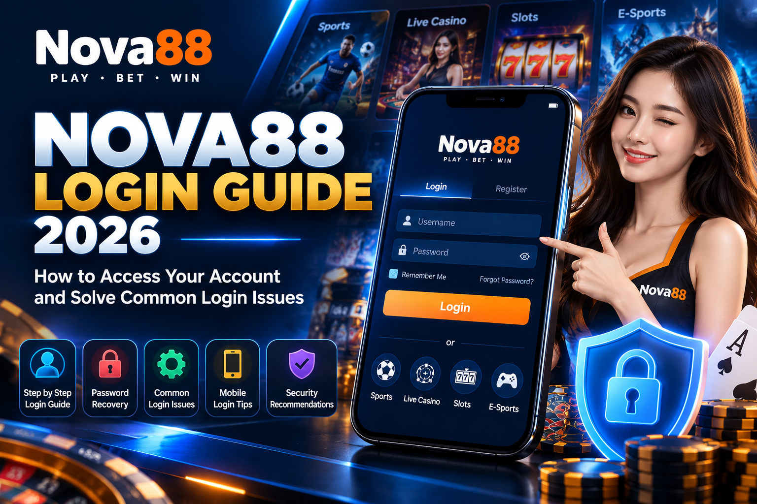 Nova88 Login Guide 2026: Account Access & Login Fixes
