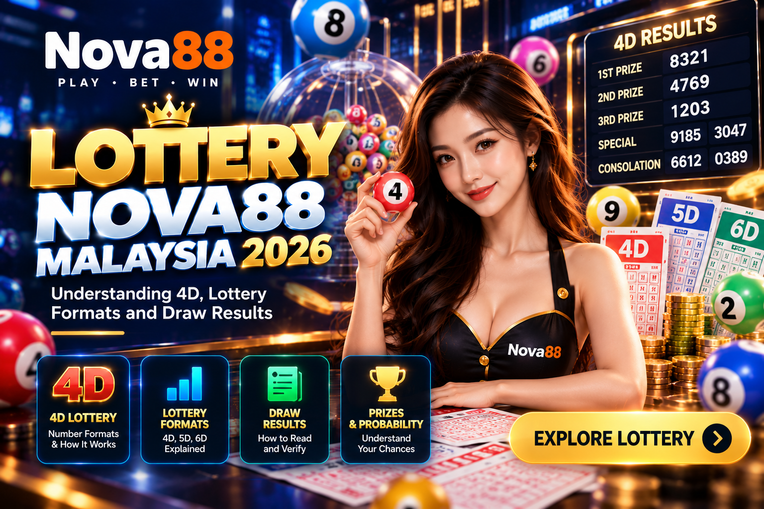 Nova88 Lottery Malaysia 2026: 4D, Formats & Results